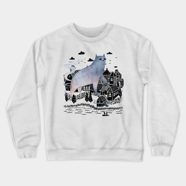 The Fog Crewneck Sweatshirt by littleclyde